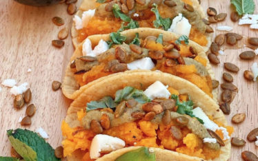 Squash Tacos With Pepitas